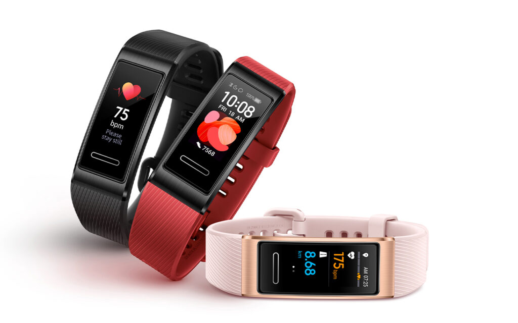 Pulseiras fitness Huawei Band 4 Pro Pink