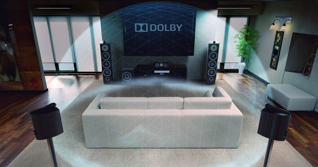 Som 5.1 Dolby Surround: cinema em casa
