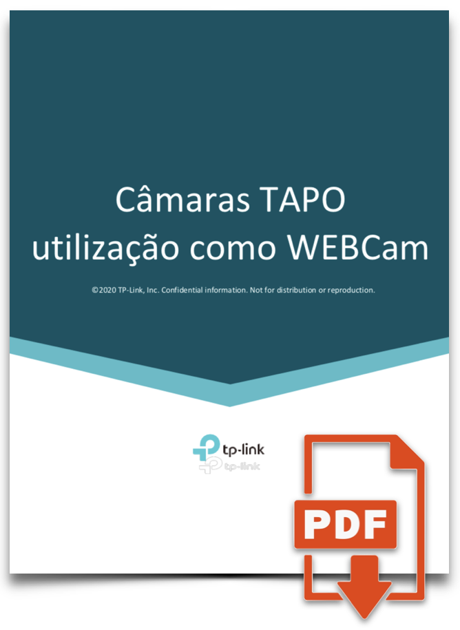 Câmaras TAPO - utilização como WEBCam