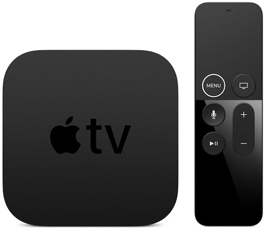 Box e comando da Apple TV+